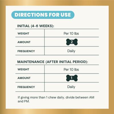 GlycoFlex 3 Chicken Flavored Chews with Glucosamine & Green-Lipped Mussel Supplement for Small Dogs, 60 count