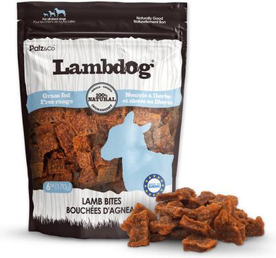 Lambdog Lamb Grain-Free Soft & Chewy Bites Dog Treats, 6-oz bag