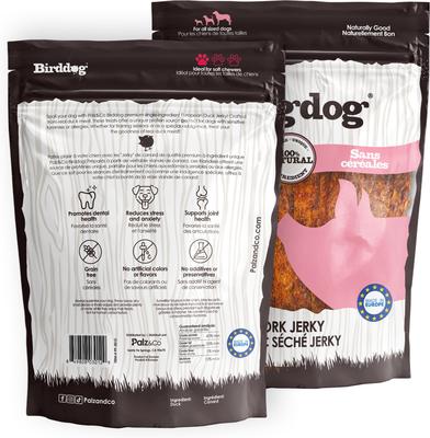 Hogdog Pork Grain-Free Jerky Dog Treats, 8-oz bag, 10 count