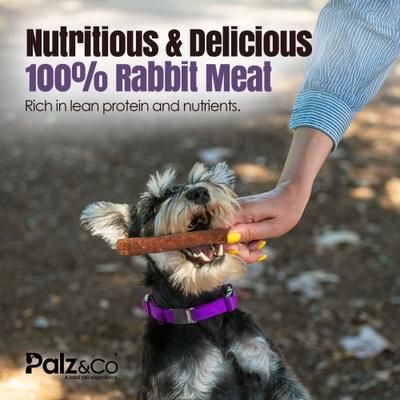 Rabbitdog Rabbit Grain-Free Soft & Chewy Sausage Dog Treats, 20-oz bag, 20 count