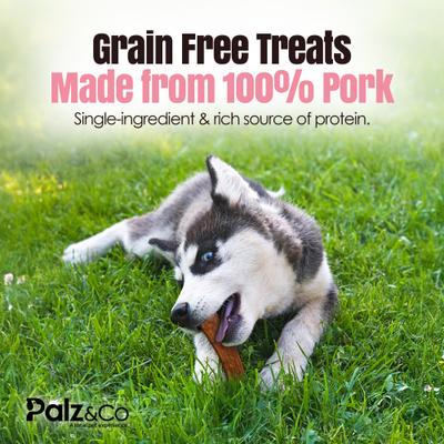 Hogdog Pork Grain-Free Jerky Dog Treats, 8-oz bag, 10 count