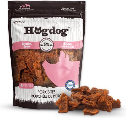 Hogdog Pork Grain-Free Soft & Chewy Bites Dog Treats, 6-oz bag