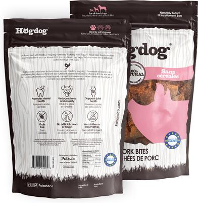 Hogdog Pork Grain-Free Soft & Chewy Bites Dog Treats, 6-oz bag