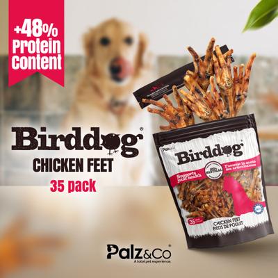 Birddog Chicken Feet Dog Natural Chew Treats, 17.5-oz bag, 35 count