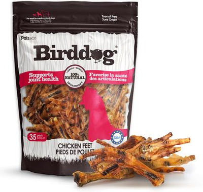 Birddog Chicken Feet Dog Natural Chew Treats, 17.5-oz bag, 35 count