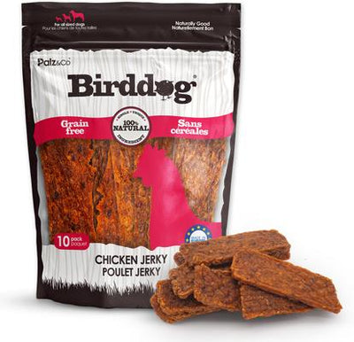 Birddog Chicken Grain-Free Jerky Dog Treats, 12-oz bag, 10 count