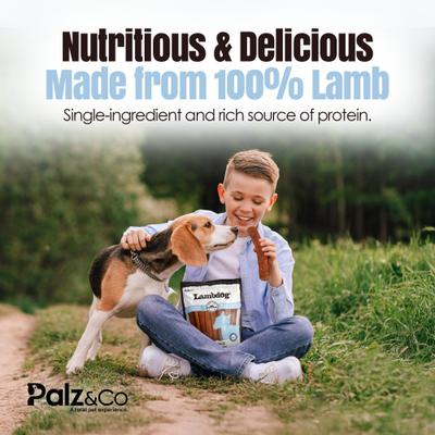 Lambdog Lamb Grain-Free Soft & Chewy Sausage Dog Treats, 12-oz bag, 8 count