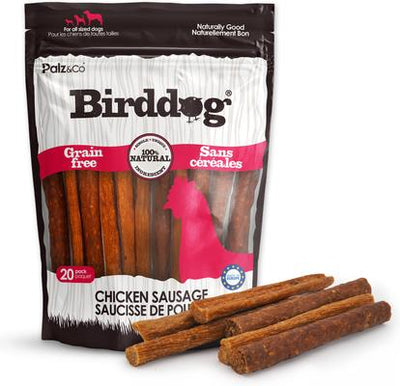 Birddog Chicken Grain-Free Soft & Chewy Sausage Dog Treats, 20-oz bag, 20 count