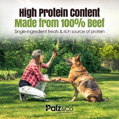 Moodog Beef Grain-Free Soft & Chewy Sausage Dog Treats, 20-oz bag, 20 count