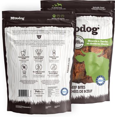 Moodog Beef Grain-Free Soft & Chewy Bites Dog Treats, 6-oz bag