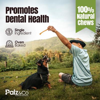 Moodog Beef Grain-Free Soft & Chewy Cheek Strips Sticks Dog Treats, 10-oz bag, 12 count