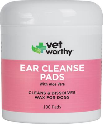 Ear Cleansing Dog Pads, 100 count
