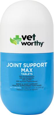 Max Chewable Tablet Joint Support Supplement for Dogs, 90 count