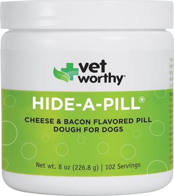 Hide a Pill Cheese & Bacon Paste Chew Supplement for Dogs, 8-oz jar