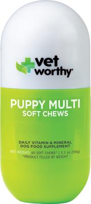 Multi-Vitamins Soft Chew Supplement for Puppies, 60 count