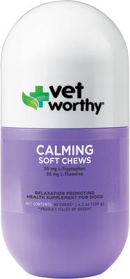Calming Soft Chews Allergy & Anxiety Supplement for Dogs, 60 count
