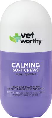 Feline Calming Soft Chews Allergy & Anxiety Supplement for Cats, 60 count