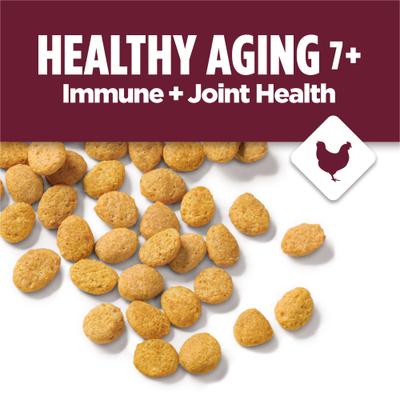 Essentials 7+ Immune + Joint Health Recipe Senior Dry Cat Food, 3.15-lb bag, case of 4