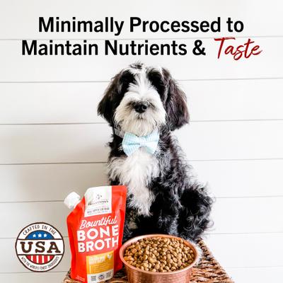 Bountiful Bone Broth Cage-Free Chicken Recipe Meal Dog Food Topper, 16-oz pouch