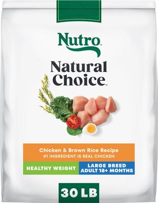 Natural Choice Adult Large Breed Healthy Weight Chicken & Brown Rice Recipe Dry Dog Food, 30-lb bag