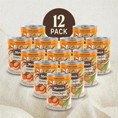 Kitchen Comforts Chicken & Rice Wet Dog Food, 12.7-oz can, case of 12