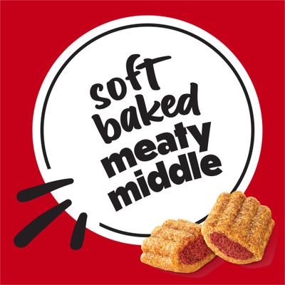 Baked Delights Hugs with Real Beef & Cheese Dog Treats, 8.5-oz bag