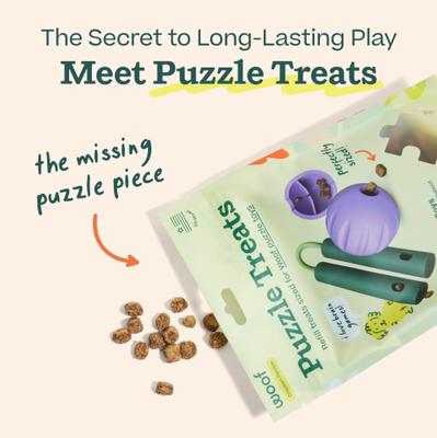 Air-Dried Puzzle Training Chicken Natural Dogs Chew Treats, 5-oz bag