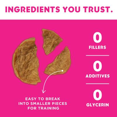 Barkin Burger Salmon & Pumpkin Grain-Free Dehydrated Dog Treats, 16-oz bag