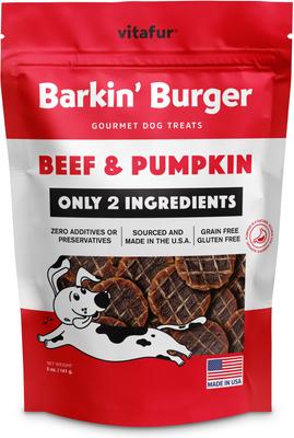 Barkin' Burger Baked Chicken Dehydrated Dog Treats, 5-oz bag