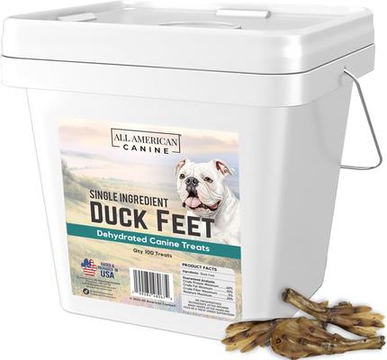 Duck Feet Dehydrated Dog Treats, 100 count