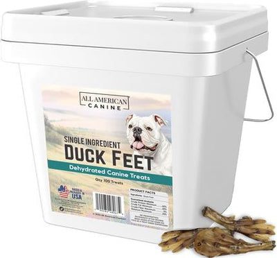 Duck Feet Dehydrated Dog Treats, 100 count