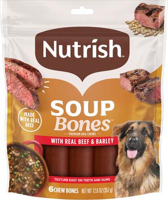 Bundle: Rachael Ray Nutrish Savory Roasters Roasted Chicken + Soup Bones Beef & Barley Flavor Dog Treats