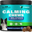Melatonin Bacon Flavored Chews Calming Supplement for Dogs, 10-oz bag