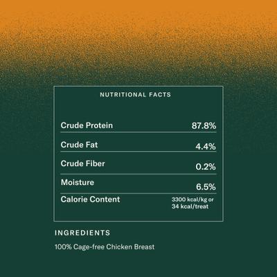 Chicken Tender Human Grade Adult Dehydrated Dog Treats, 4-oz bag