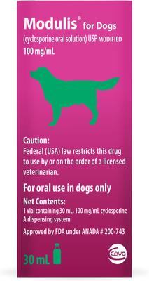 for Dogs (cyclosporine oral solution) USP MODIFIED 100mg/mL 30mL