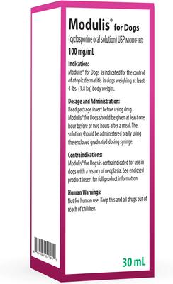 for Dogs (cyclosporine oral solution) USP MODIFIED 100mg/mL 30mL