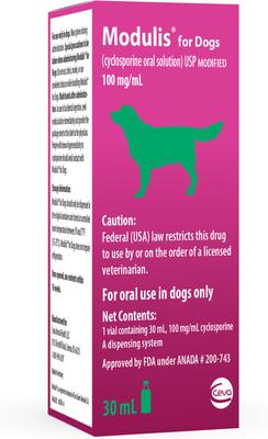 for Dogs (cyclosporine oral solution) USP MODIFIED 100mg/mL 30mL