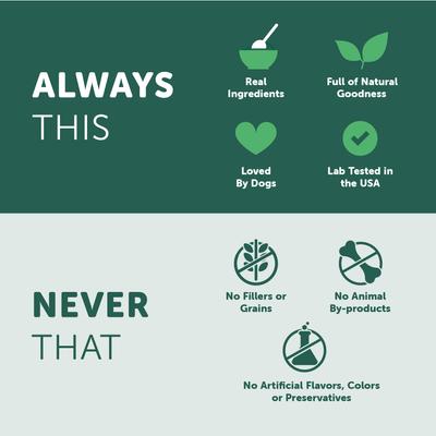 Deli Sticks Pork & Turkey Human-Grade Gluten-Free Soft & Chewy Dog Treats, 10 count bag, bundle of 2