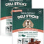 Deli Sticks Pork & Turkey Human-Grade Gluten-Free Soft & Chewy Dog Treats, 10 count bag, bundle of 2