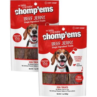 Golosinas de carne seca para perros, bolsa de 7 oz, paquete de 2