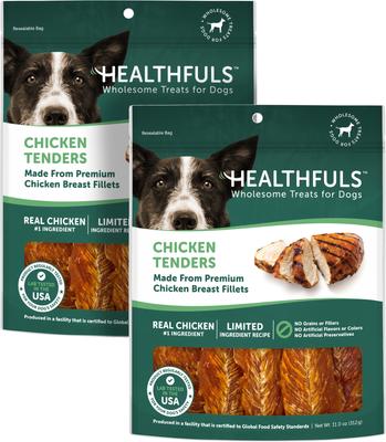 Galletas de pollo para perros, bolsa de 11 oz, paquete de 2