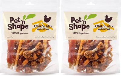 Golosinas para perros Chik 'n Mix Variety Pack, bolsa de 16 oz, paquete de 2