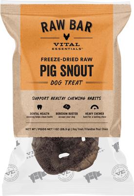 Raw Pig Snout Freeze-Dried Dog Treat, 1 count
