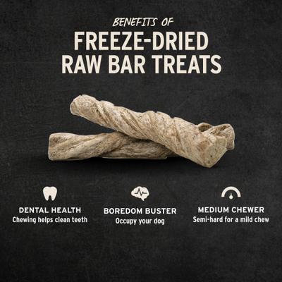 Raw Moo Stick Freeze-Dried Dog Treat, 1 count