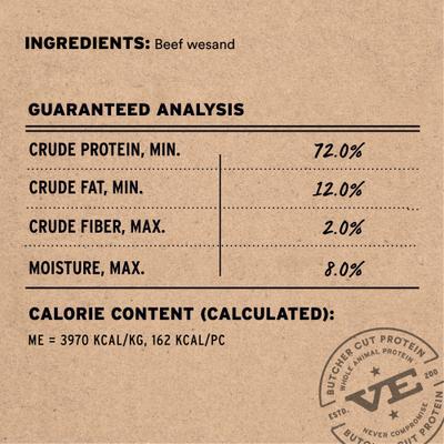 Raw Moo Stick Freeze-Dried Dog Treat, 1 count