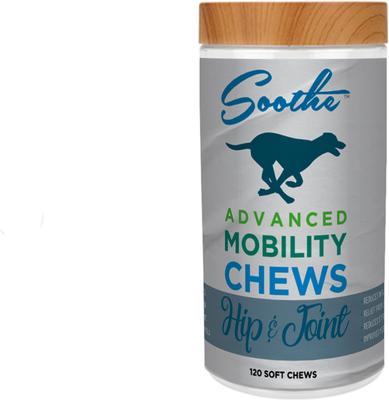 Suplemento masticable suave para cadera y articulaciones para perros Advanced Mobility, 120 unidades