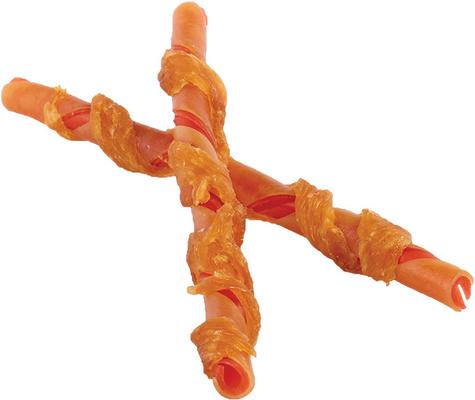 Chicken Wrapped Sticks Peanut Butter Flavor Dog Treats, 8 count