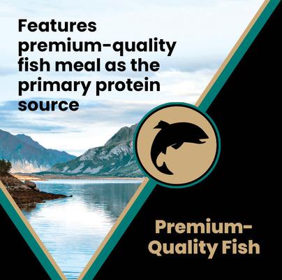 Gluten-Free Ocean Fish Formula with Salmon Omega-3 Enriched Dry Dog Food, 5-lb bag
