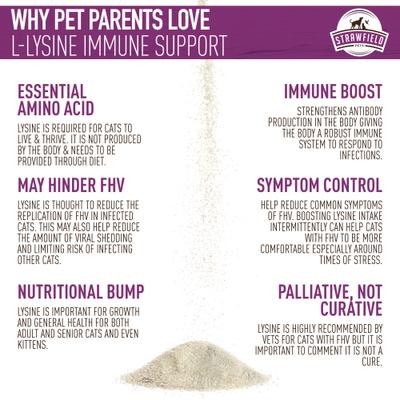 L-Lysine Immune Support Cat Supplement, 7-oz jar