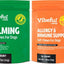 Bundle: Vibeful Favorites Bundle – Allergy & Calming Support Peanut Butter Dog Soft Chew Supplements, 28 count